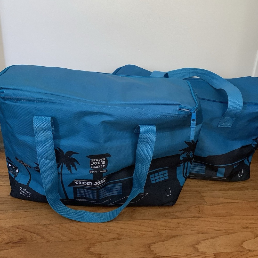 Lot 2 Trader Joe's Insulated Cooler Bag